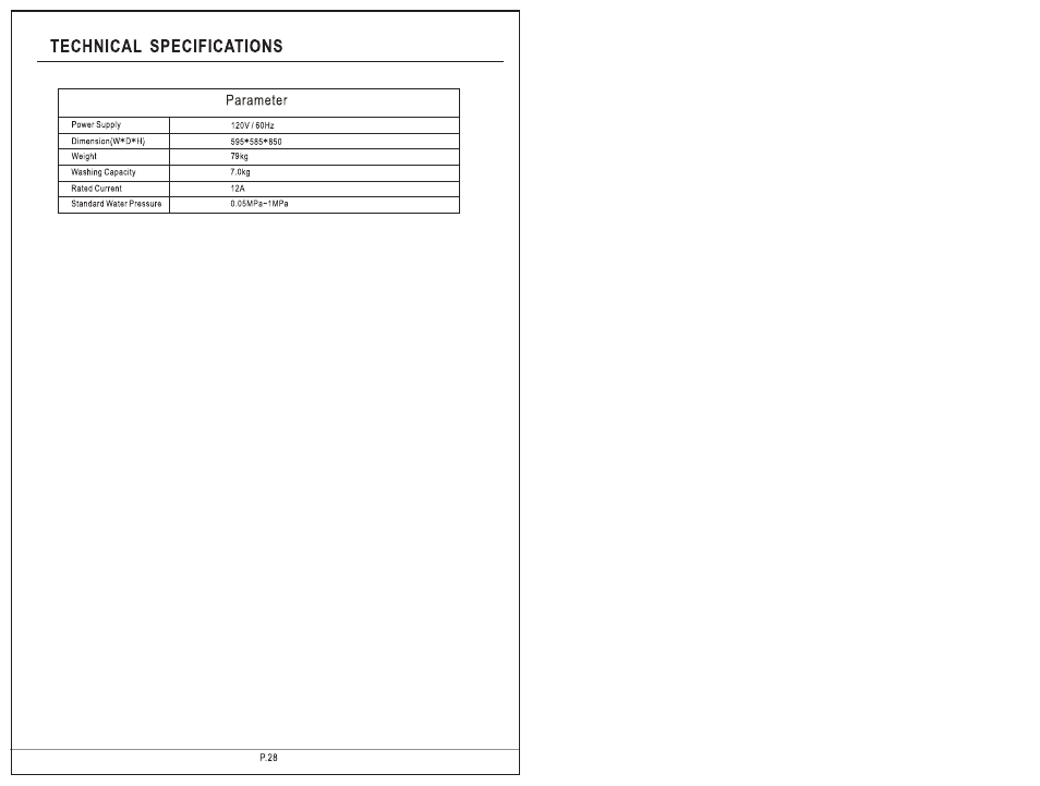 页 15 | Summit SPWD2200 User Manual | Page 15 / 15