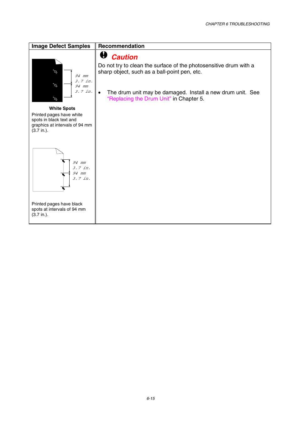 Caution | Brother HL-1230 EN User Manual | Page 101 / 116