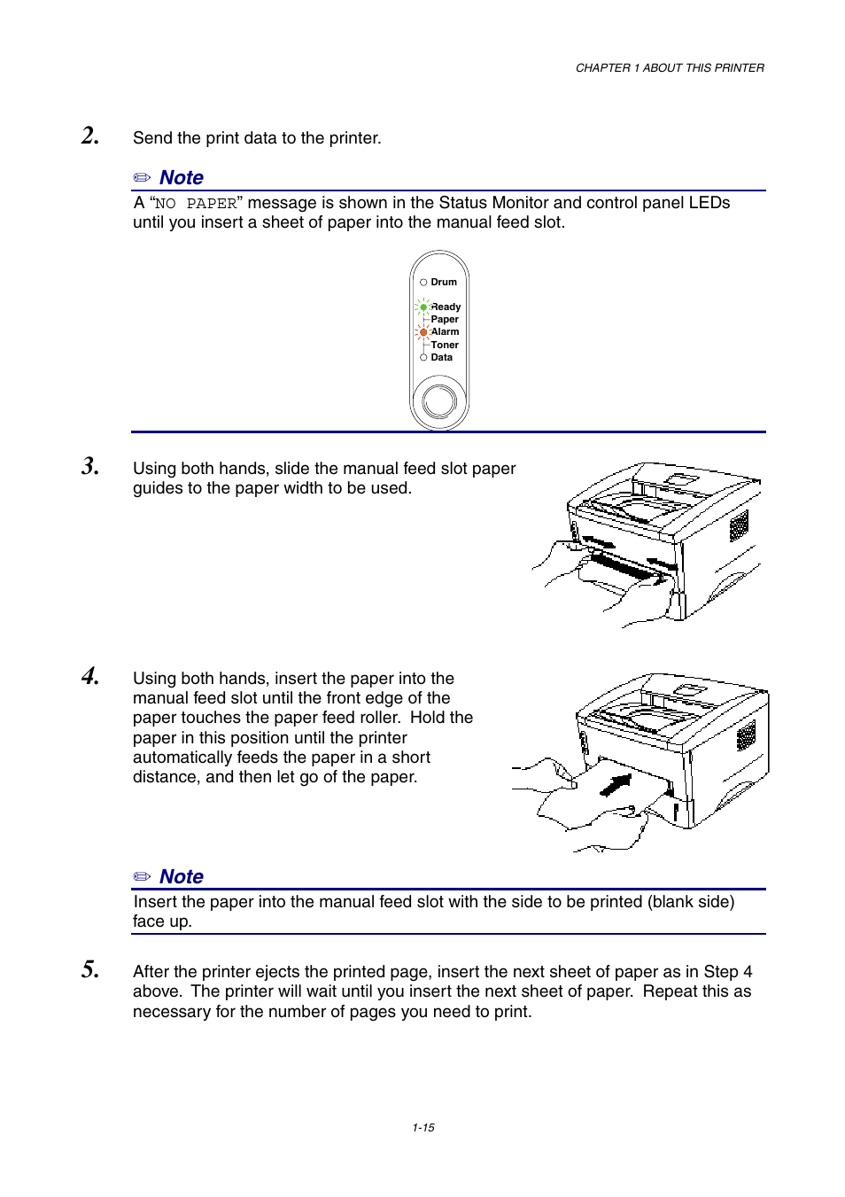 Brother HL-1230 EN User Manual | Page 24 / 116