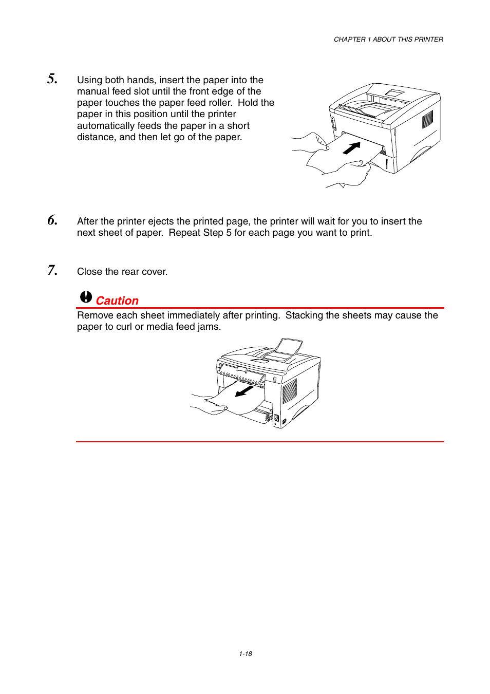 Brother HL-1230 EN User Manual | Page 27 / 116