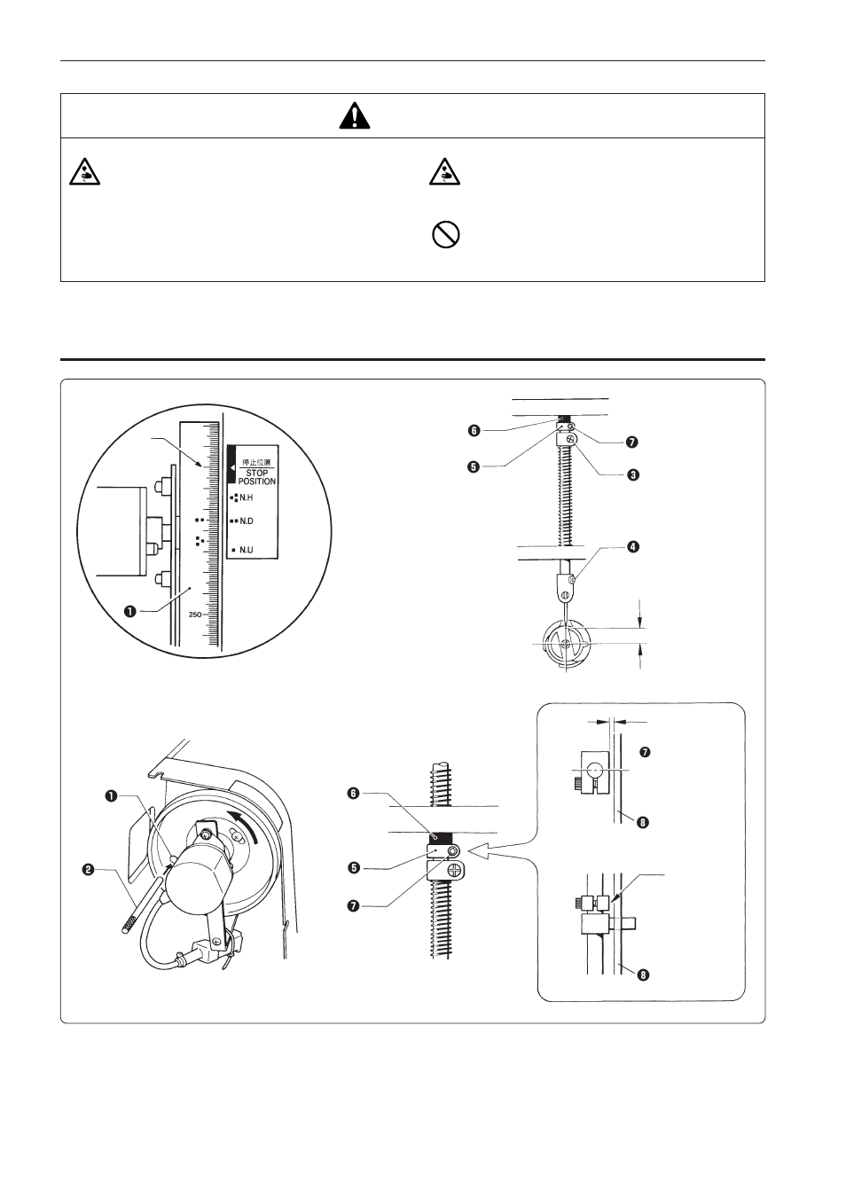 Adjusting needle bar height, Caution | Brother BES-1261BC User Manual | Page 142 / 164
