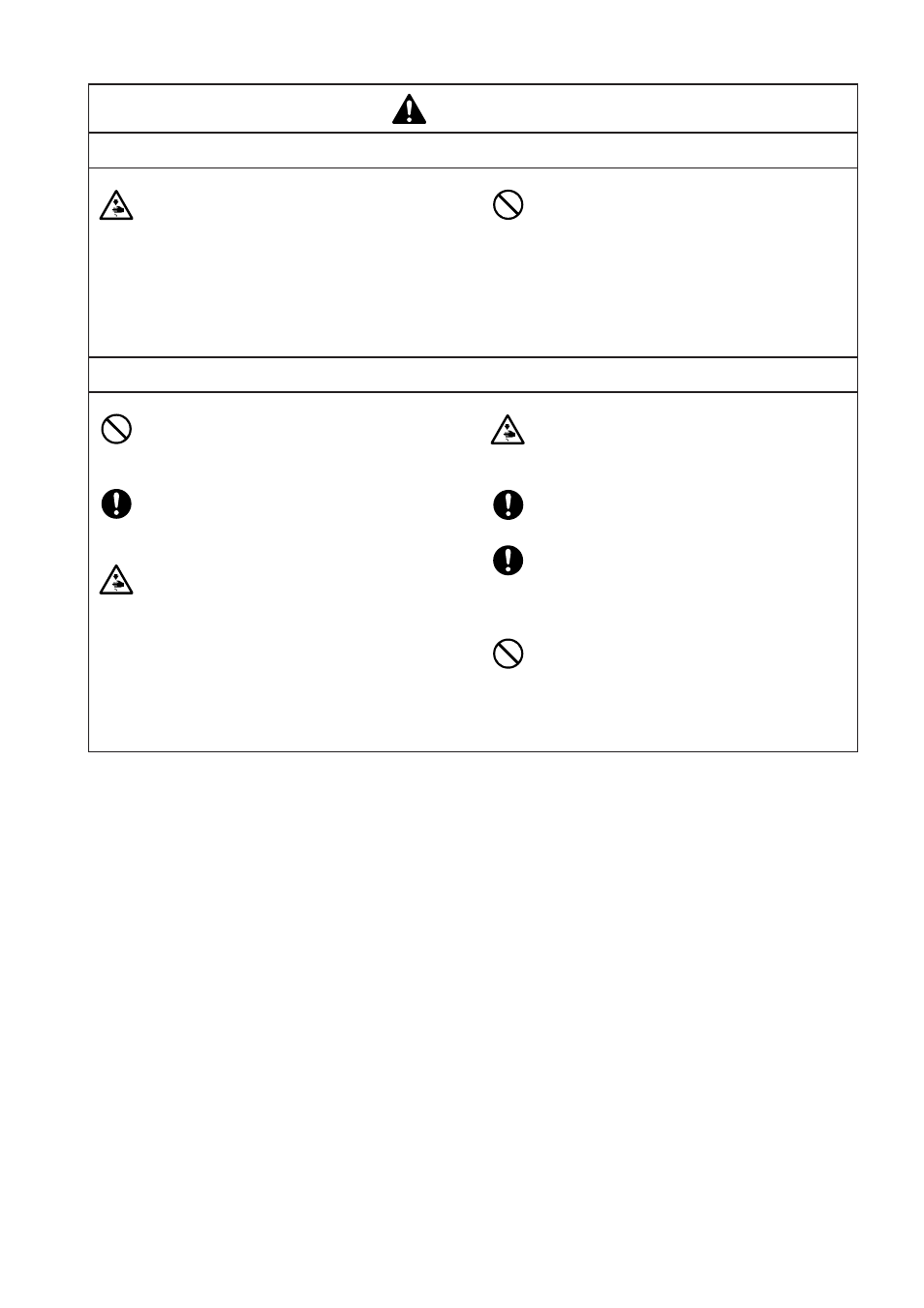 Caution, Cleaning, Maintenance and inspection | Brother BES-1261BC User Manual | Page 5 / 164