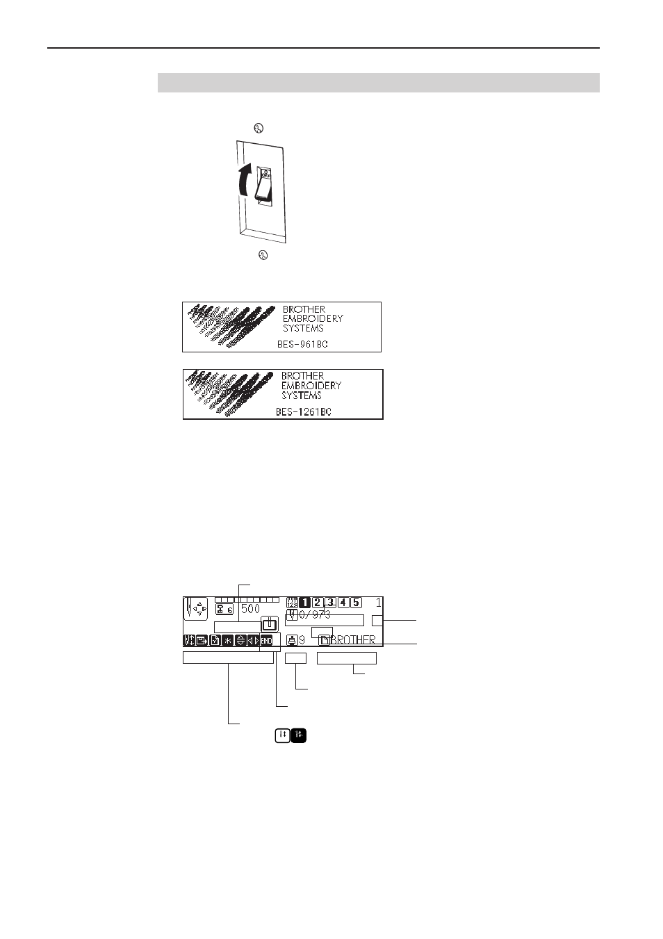 Turn on the machine power | Brother BES-1261BC User Manual | Page 58 / 164