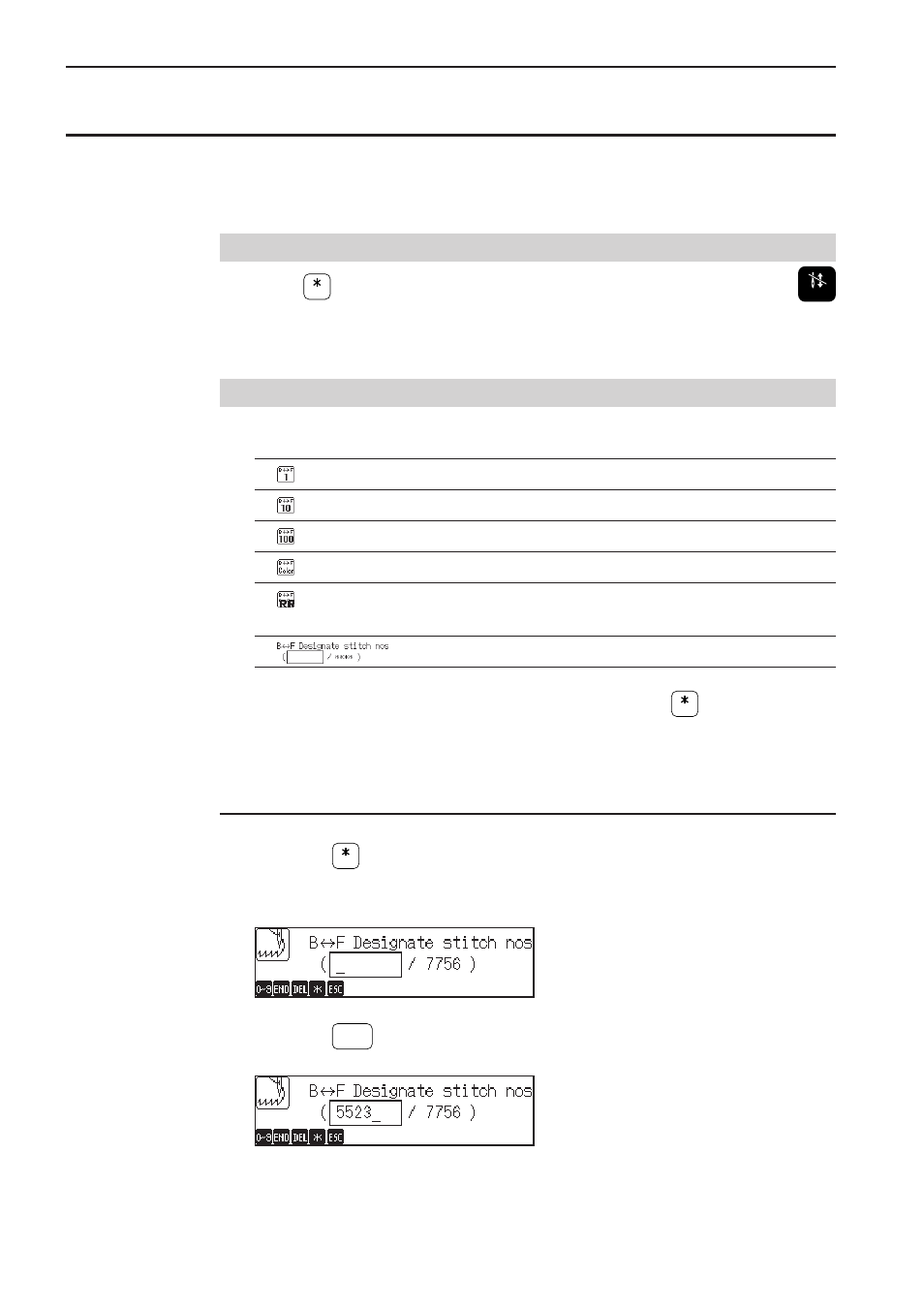 Step forward and step-back, Step forward/step-back mode, Setting amount or timing of step forward/step-back | Brother BES-1261BC User Manual | Page 76 / 164