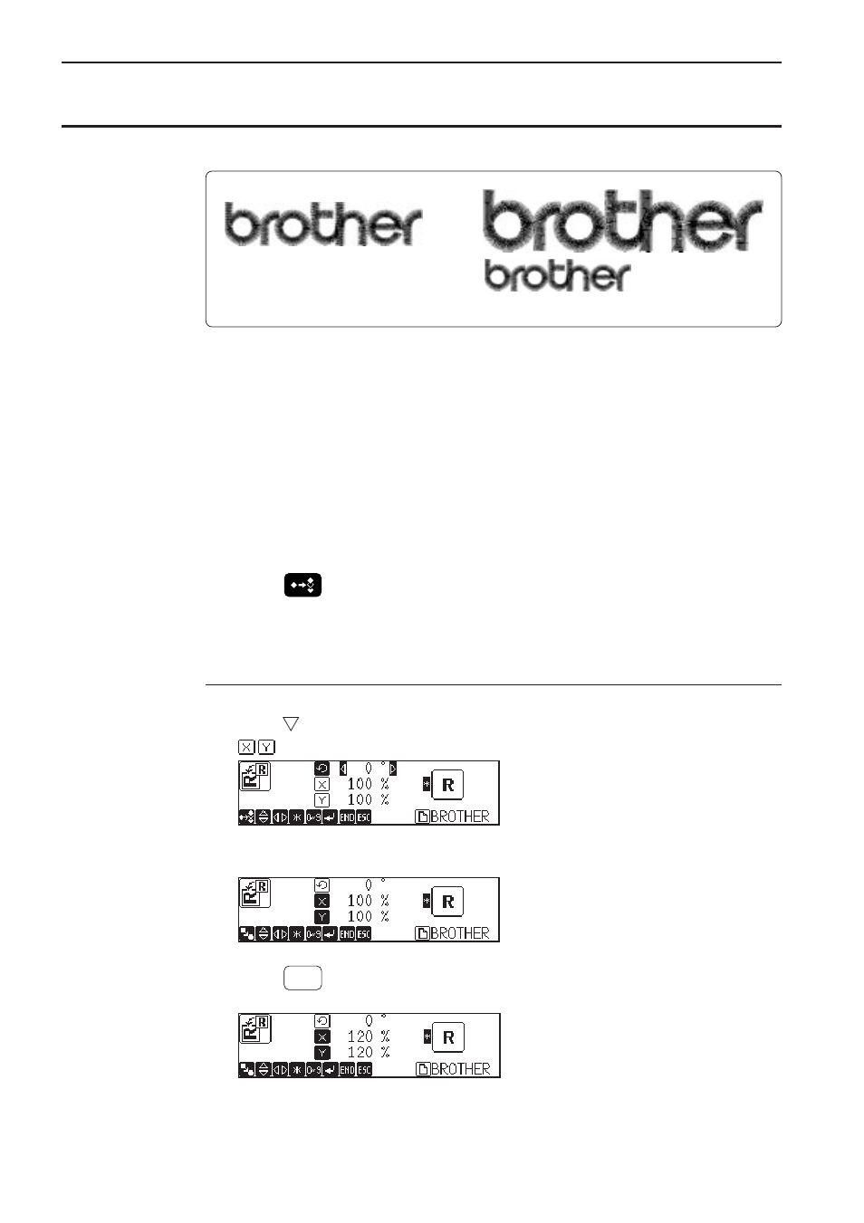 Enlargement and reduction | Brother BES-1261BC User Manual | Page 82 / 164