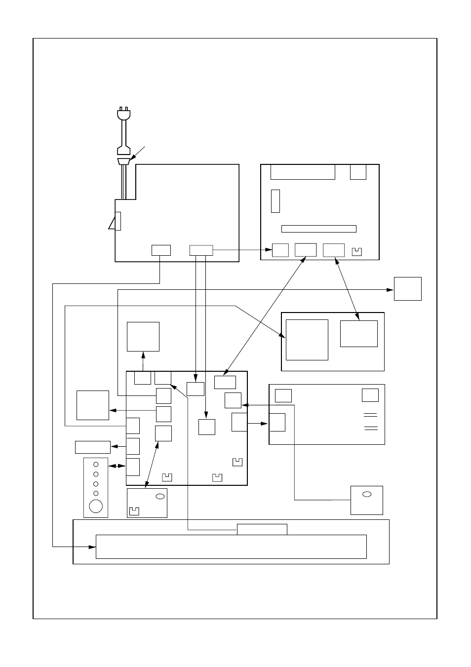 Appendix 9. connection diagram, hl-1250, Lvps, Main pcb hvps laser unit | Engine pcb, Fixing unit, Inlet ac input | Brother 1270N User Manual | Page 196 / 243