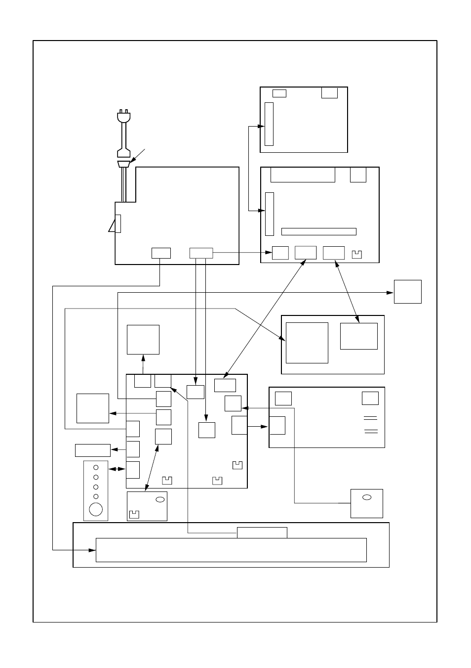 Appendix 10. connection diagram, hl-1270n, Lvps, Main pcb hvps laser unit | Engine pcb, Fixing unit, Network board, Inlet ac input | Brother 1270N User Manual | Page 197 / 243