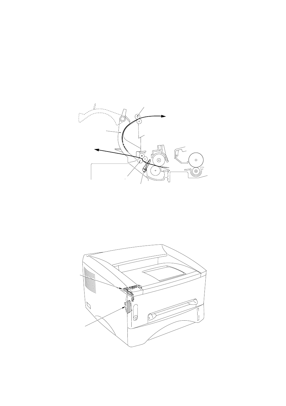 3 paper eject -24, Sensors -24, 1 cover sensors a and b -24 | Brother 1270N User Manual | Page 66 / 243