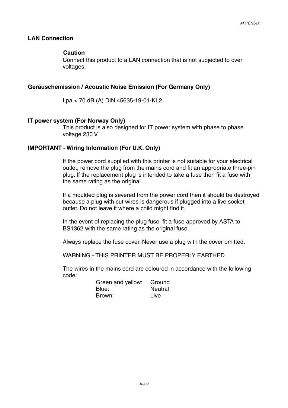 Brother HL-1800 series User Manual | Page 199 / 204