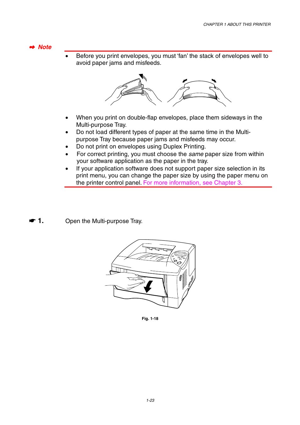 Brother HL-1800 series User Manual | Page 33 / 204