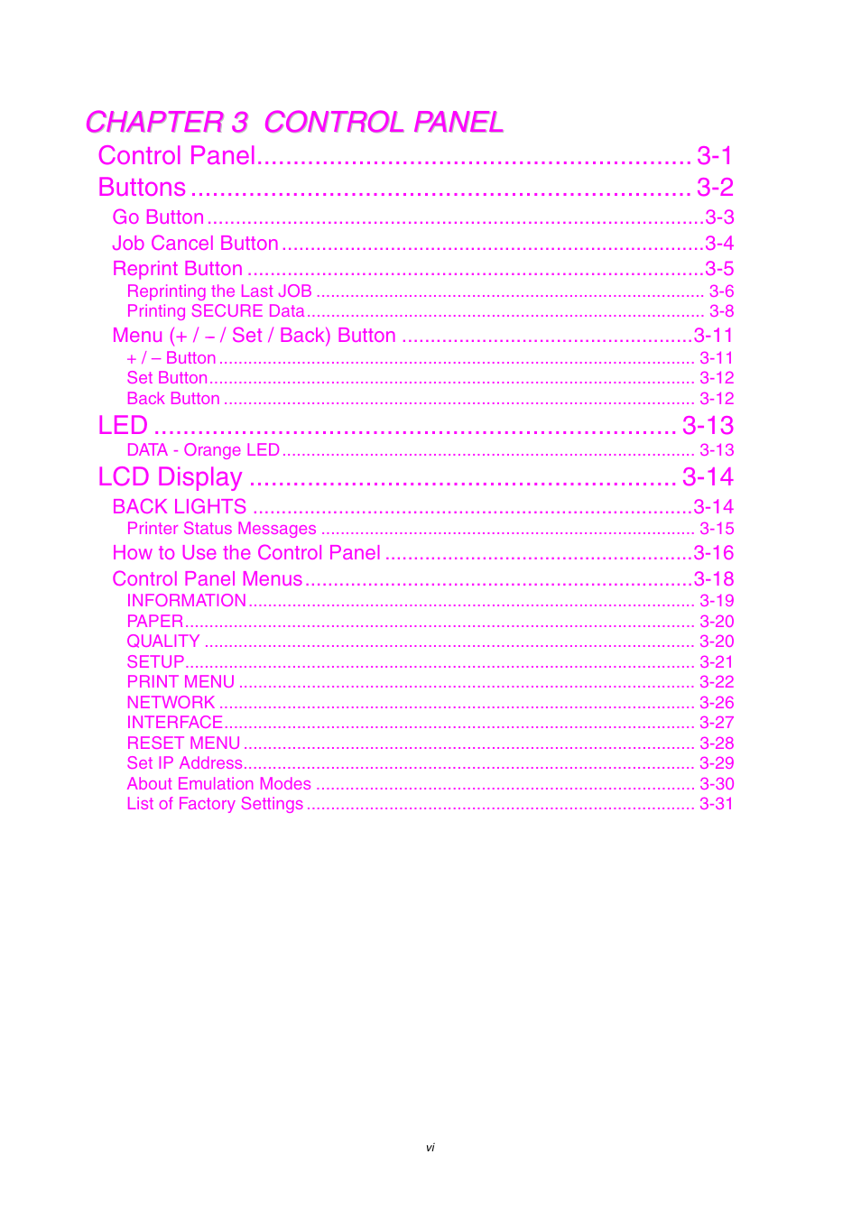 Brother HL-1800 series User Manual | Page 7 / 204