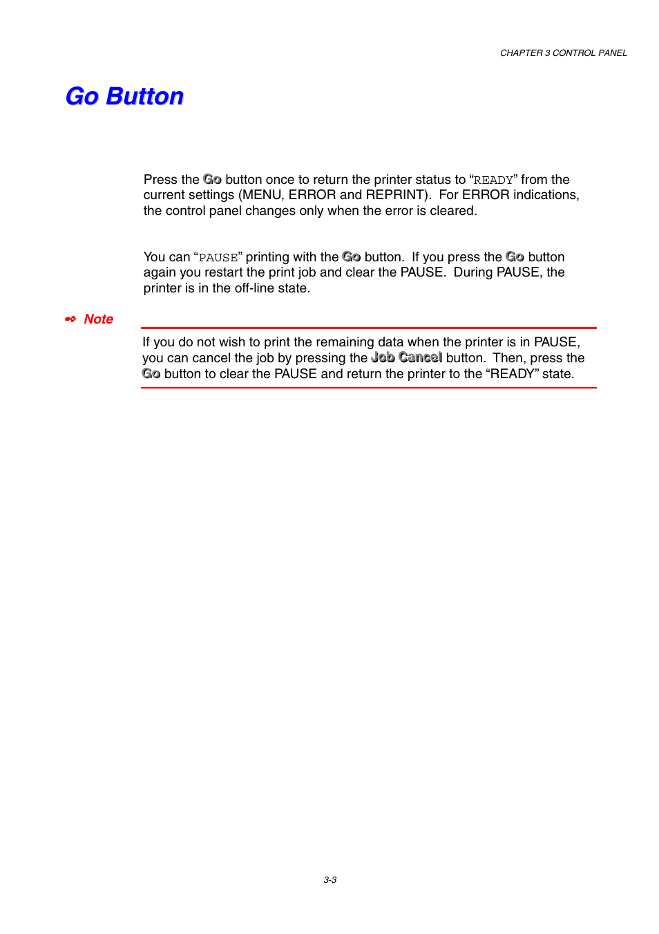 Go button, Go button -3 | Brother HL-1800 series User Manual | Page 71 / 204