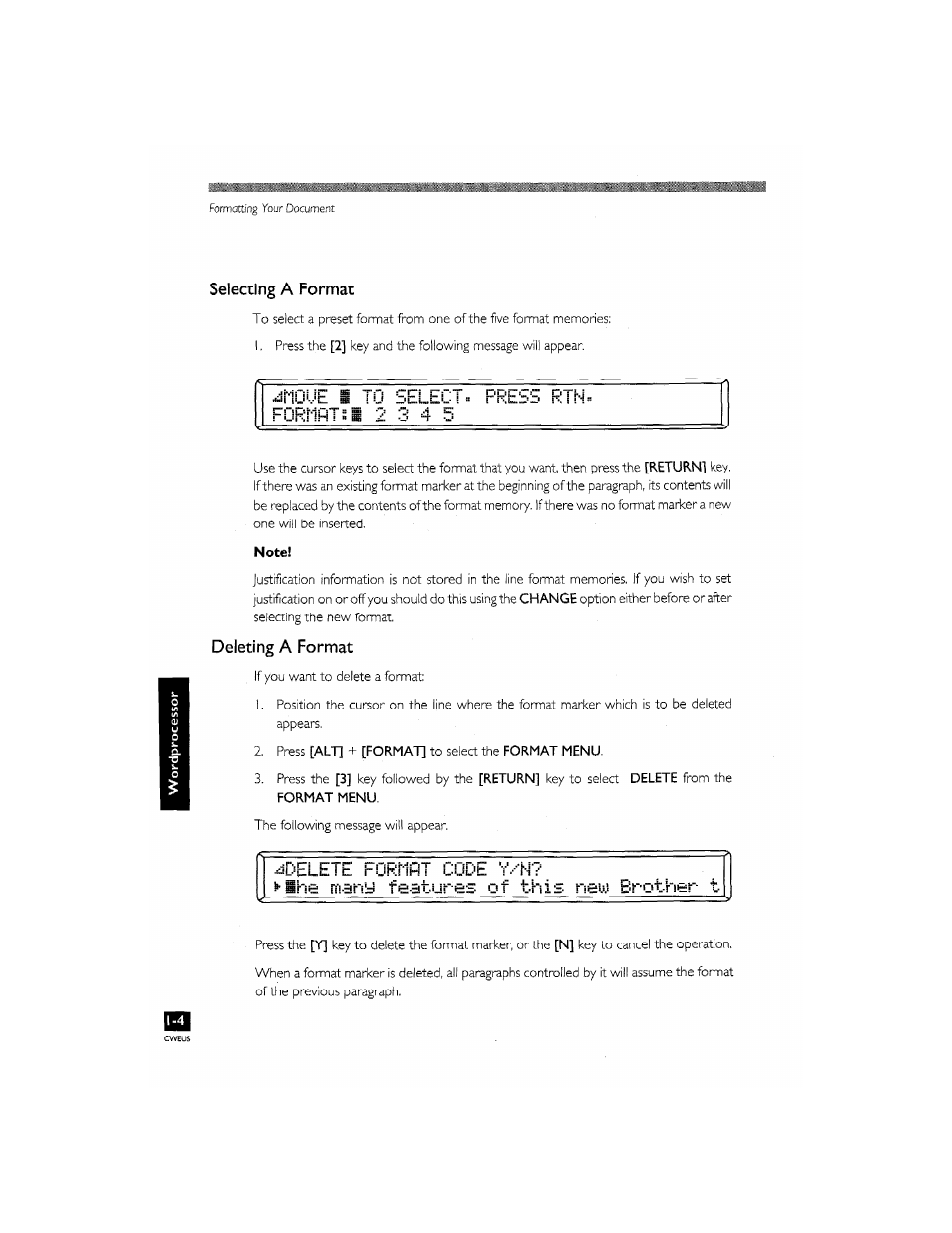 Ihoue, Formp, Delete formfit code v/n | Sh& fitbny fs-5turss of thls nsmj e-r’ct-m^p t, Ihoue formp, Delete, Code v/n | Brother CM-2000 User Manual | Page 114 / 201