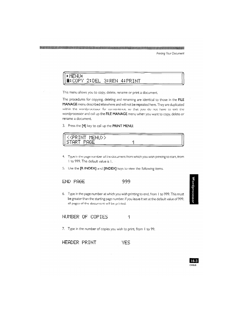 R ri nt, 1 = l-uky !il ü l^ll * keh 4, F'k 1 i | Herder print | Brother CM-2000 User Manual | Page 155 / 201
