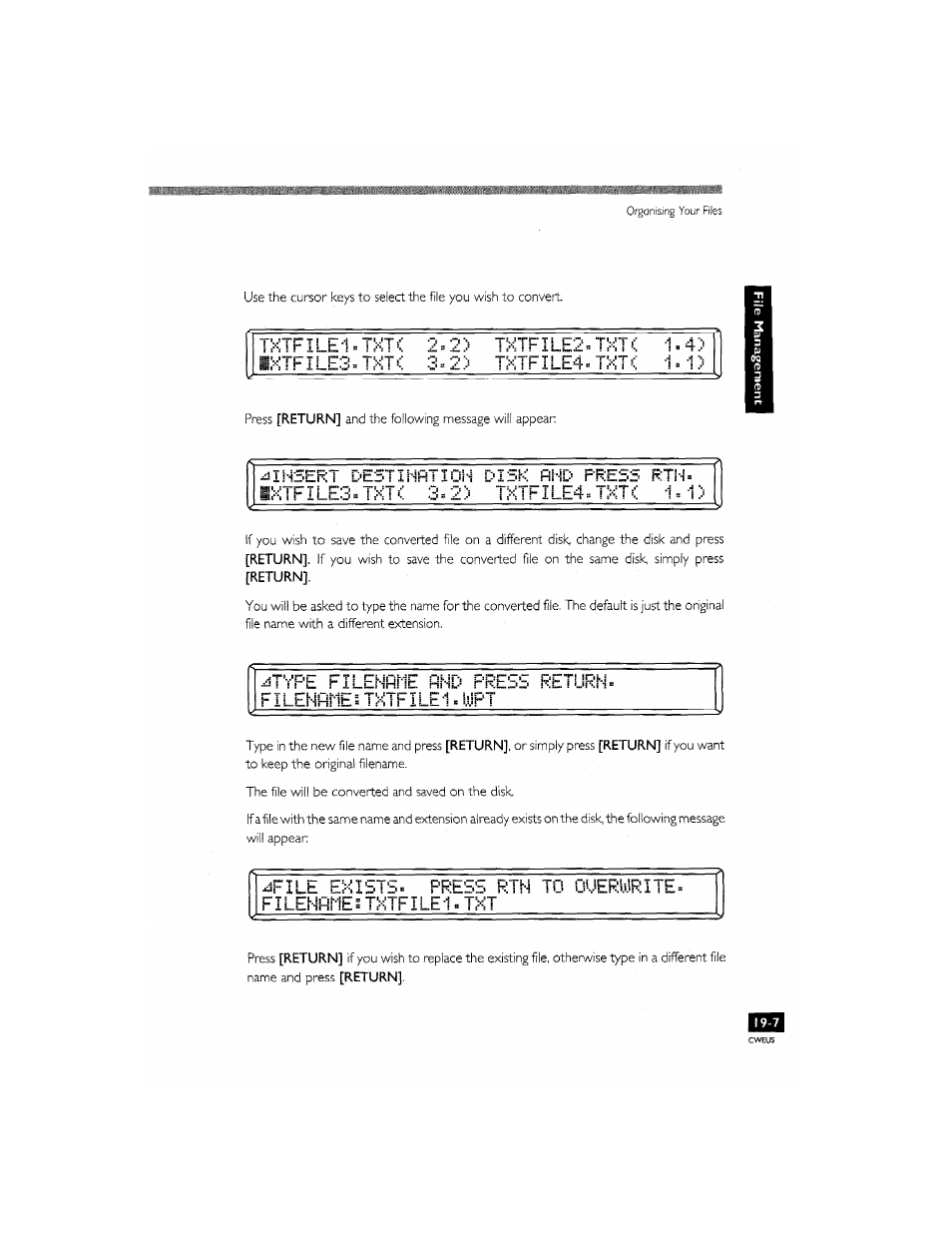 I :■•■! ! r .1 l_c i = ! a i, I » i y, Insert destihptxon disi<_and fre | Return, Filenhnb, T'v’tcti r, I :■•■! ! r, I = ! a i },-■■, i r i i, T‘“--=t'r-■■■! l