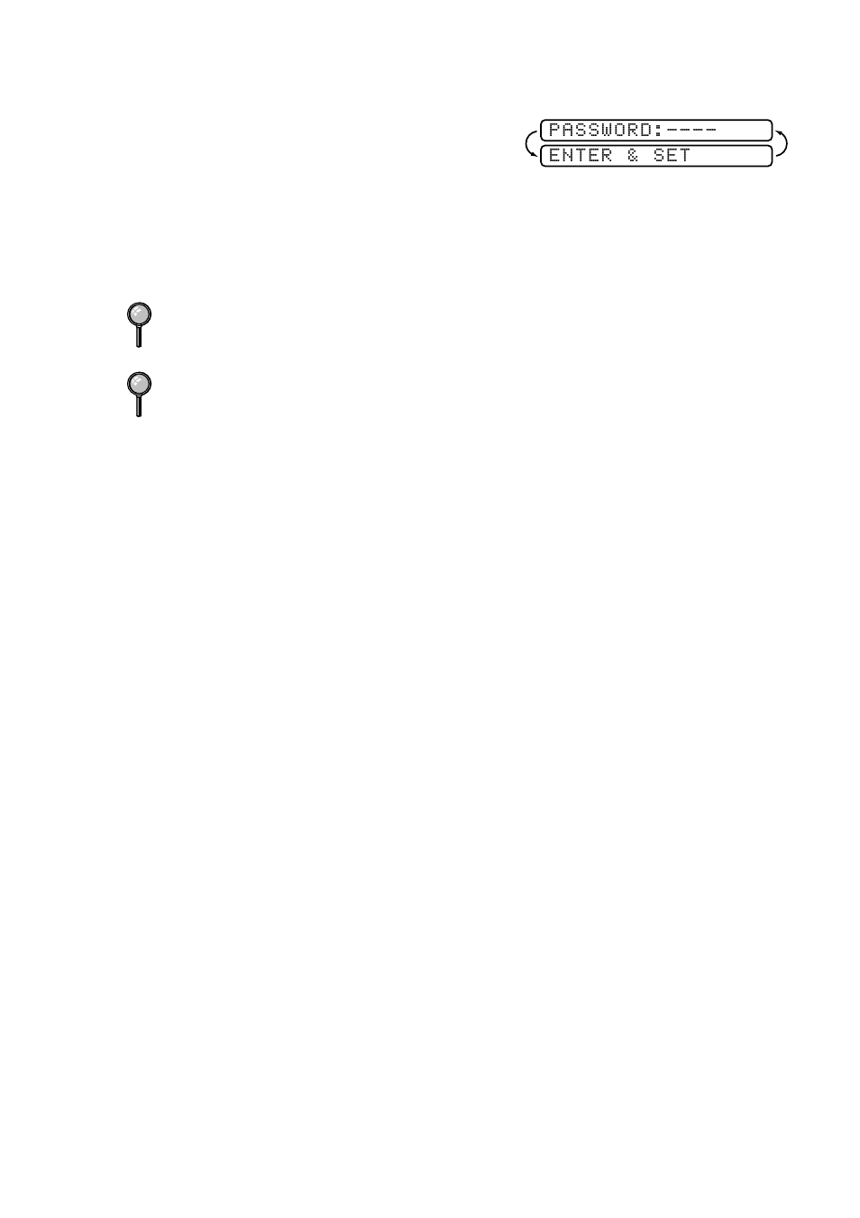Switching off key lock system, Switching off key lock system -7, Switching off key lock system 1 | Brother FAX-335MC User Manual | Page 31 / 97