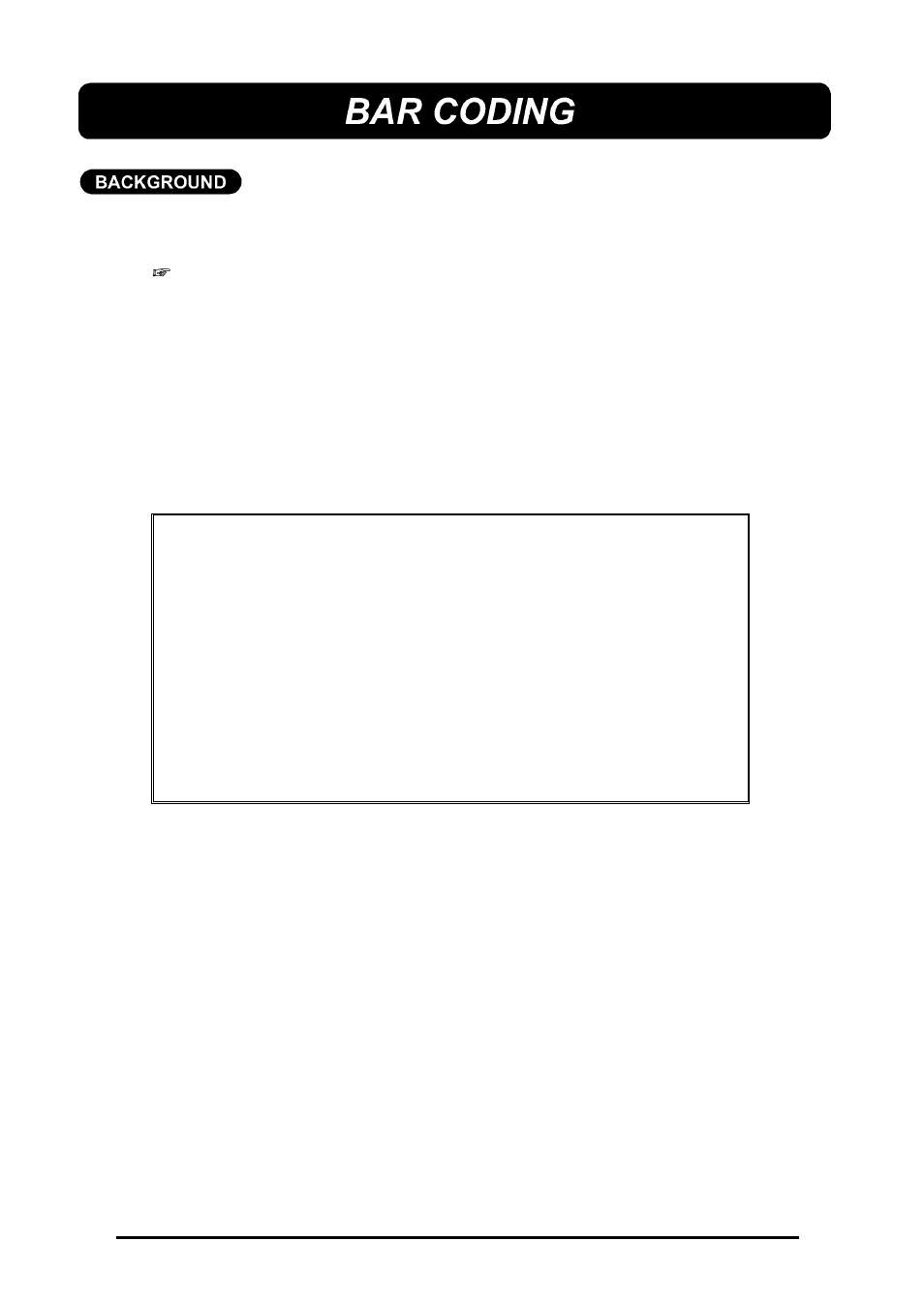 Bar coding | Brother 580C User Manual | Page 117 / 188