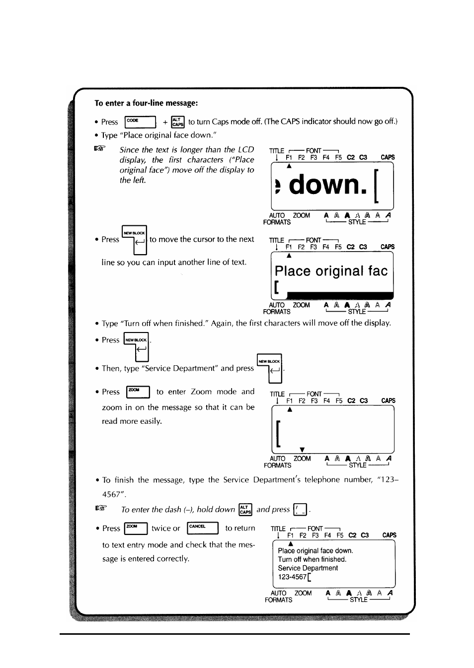 Brother 580C User Manual | Page 29 / 188