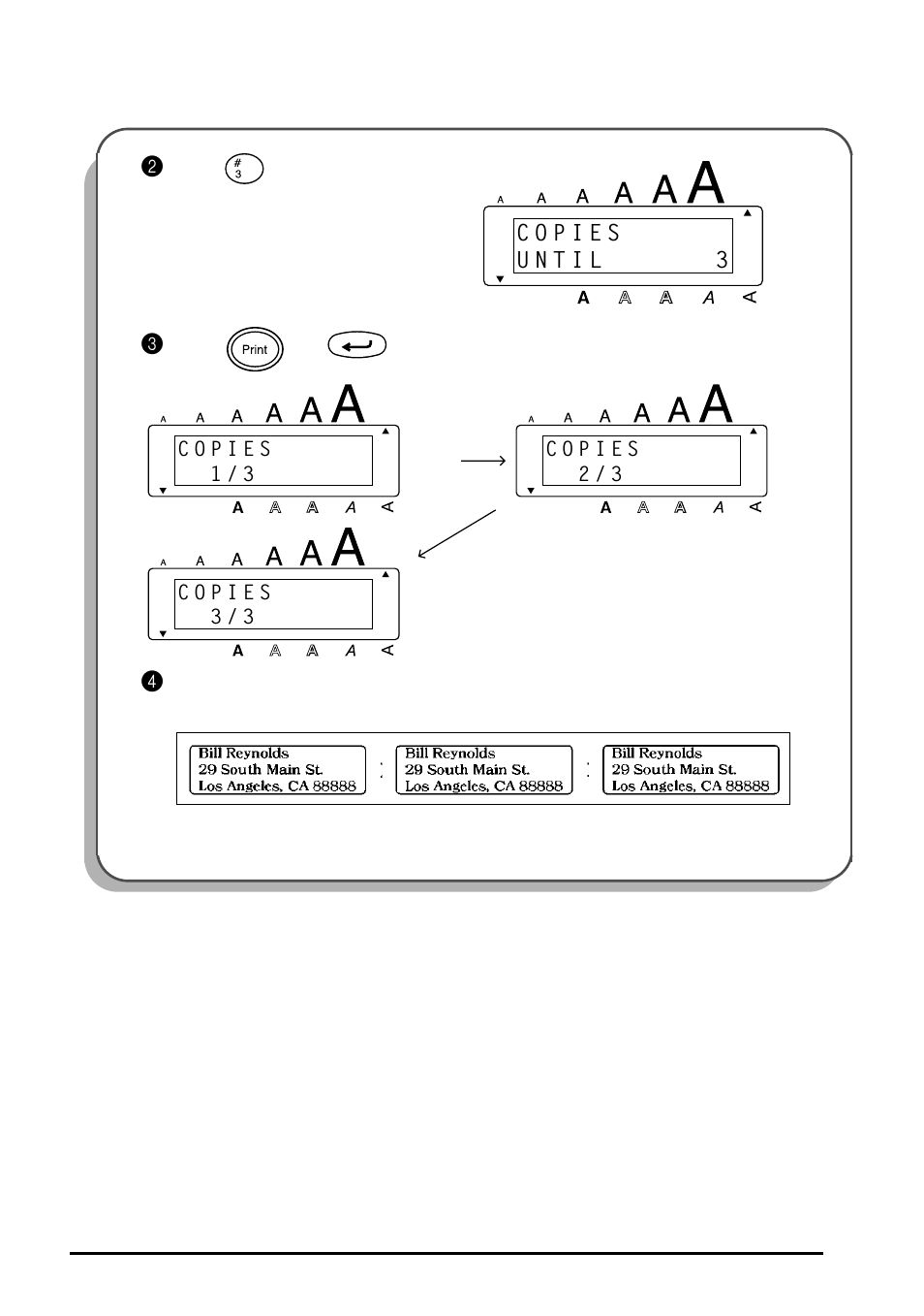 Press, Press (or ) | Brother 1810 User Manual | Page 75 / 139