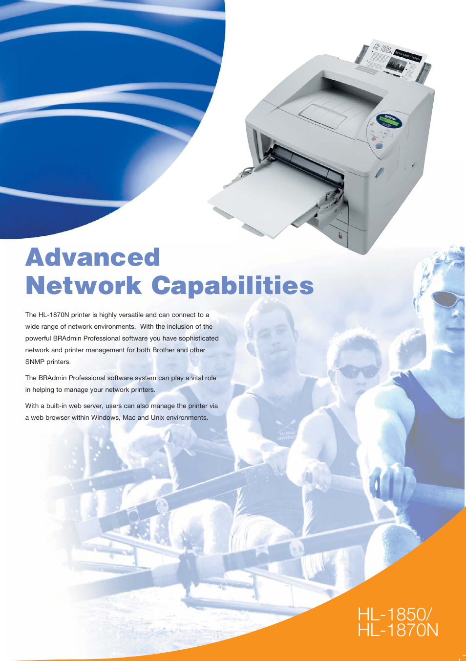 Advanced network capabilities | Brother 1870N User Manual | Page 4 / 6