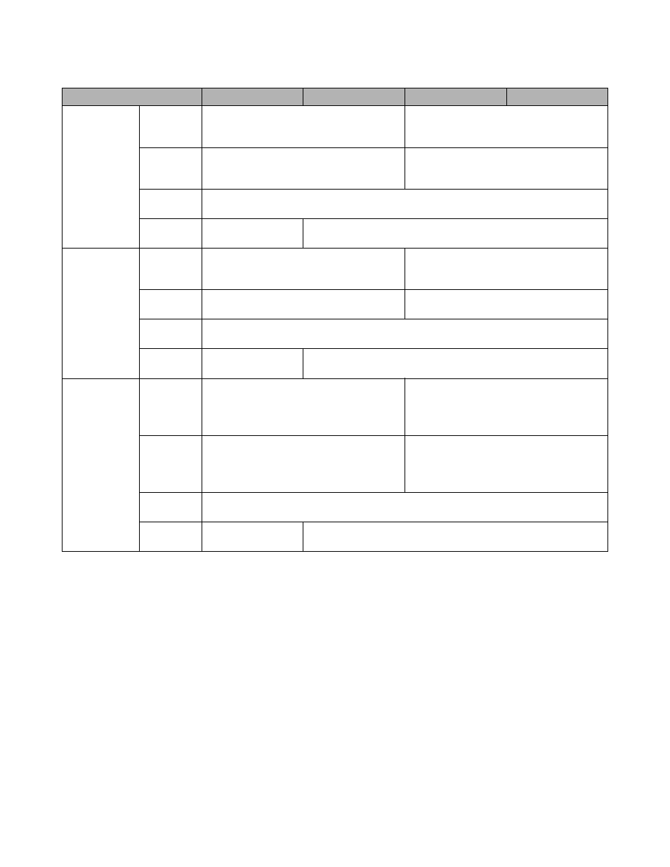 Media specifications | Brother HL-5050 User Manual | Page 131 / 137
