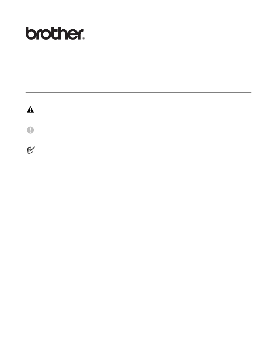 Definitions of warnings, cautions, and notes, Hl-5000 series | Brother HL-5050 User Manual | Page 2 / 137