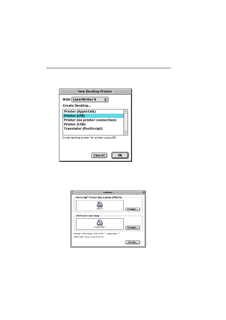 How to select the print server (tcp/ip), How to select the print server (tcp/ip) -5 | Brother NC-9100H User Manual | Page 75 / 163