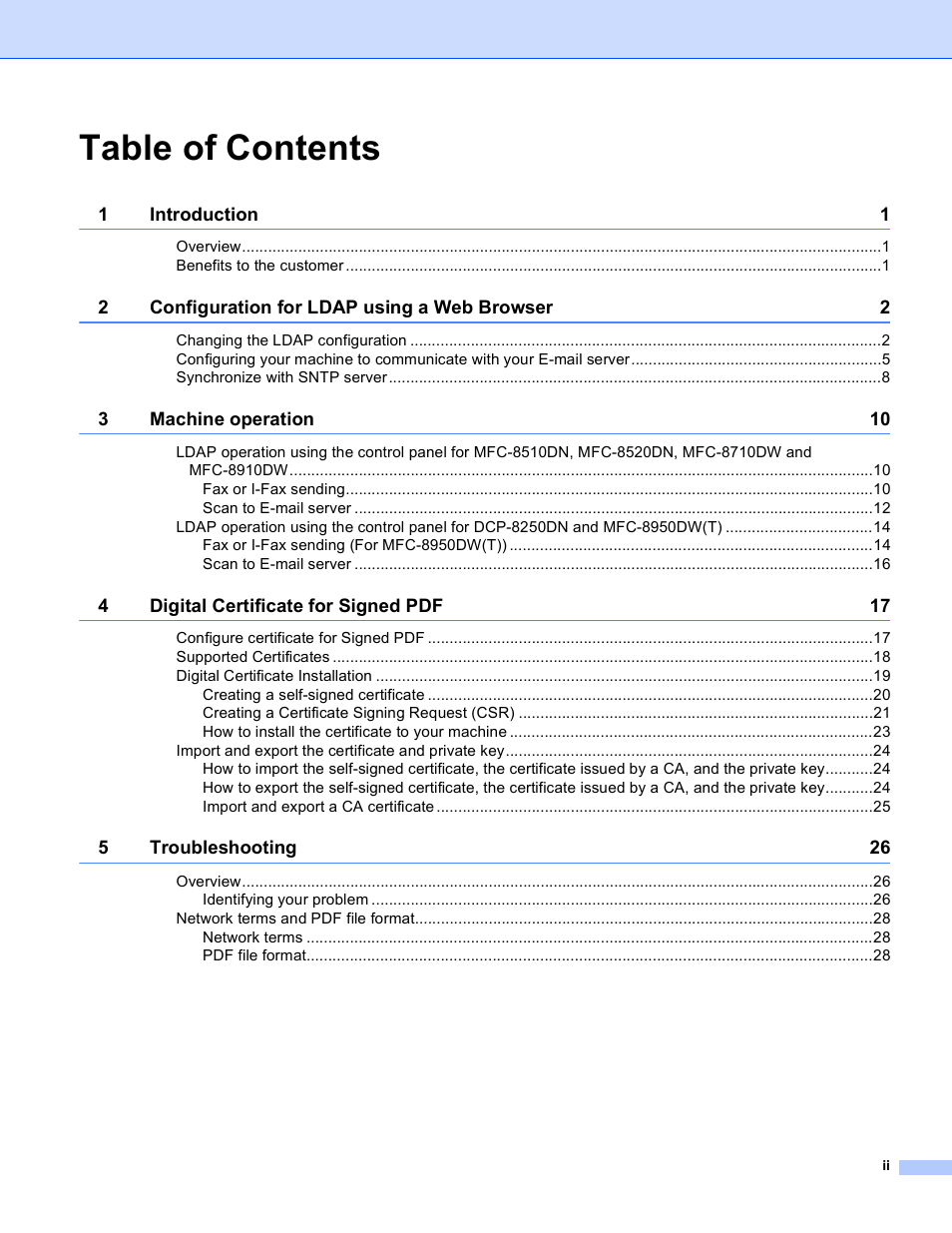 Brother 8910DW User Manual | Page 3 / 31