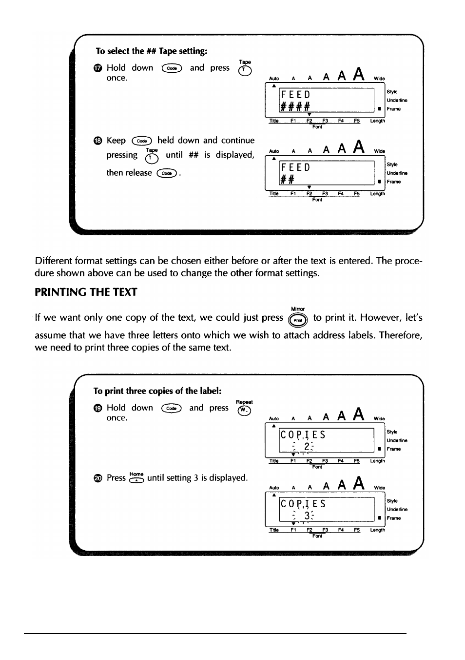 Brother PT-330 User Manual | Page 22 / 150