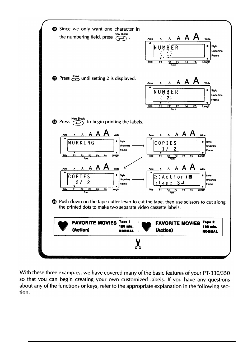 Brother PT-330 User Manual | Page 29 / 150
