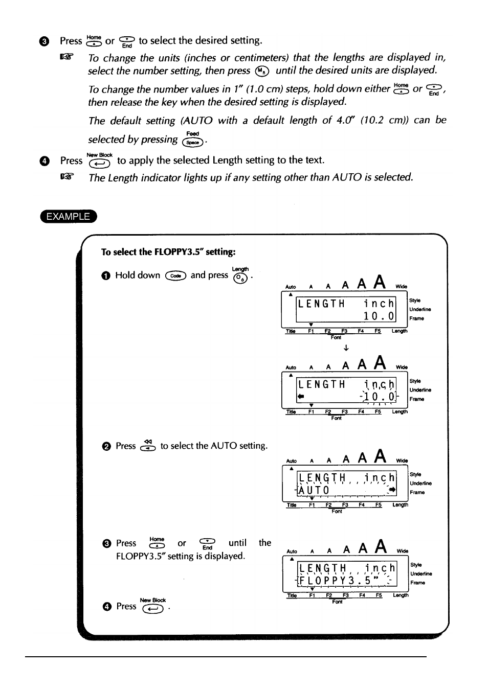 4 à u t ò | Brother PT-330 User Manual | Page 54 / 150