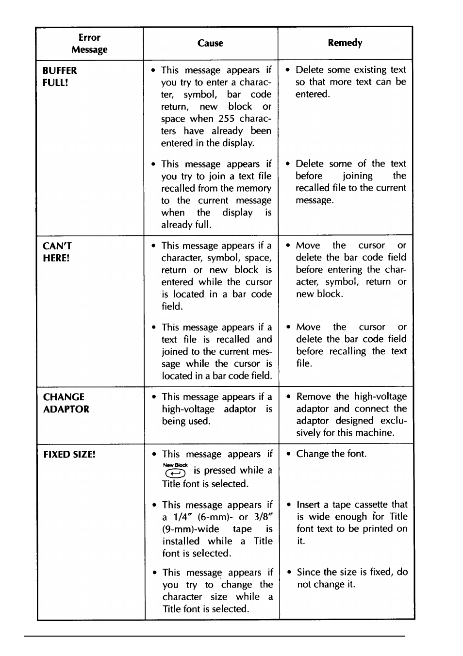 Brother PT-330 User Manual | Page 94 / 150