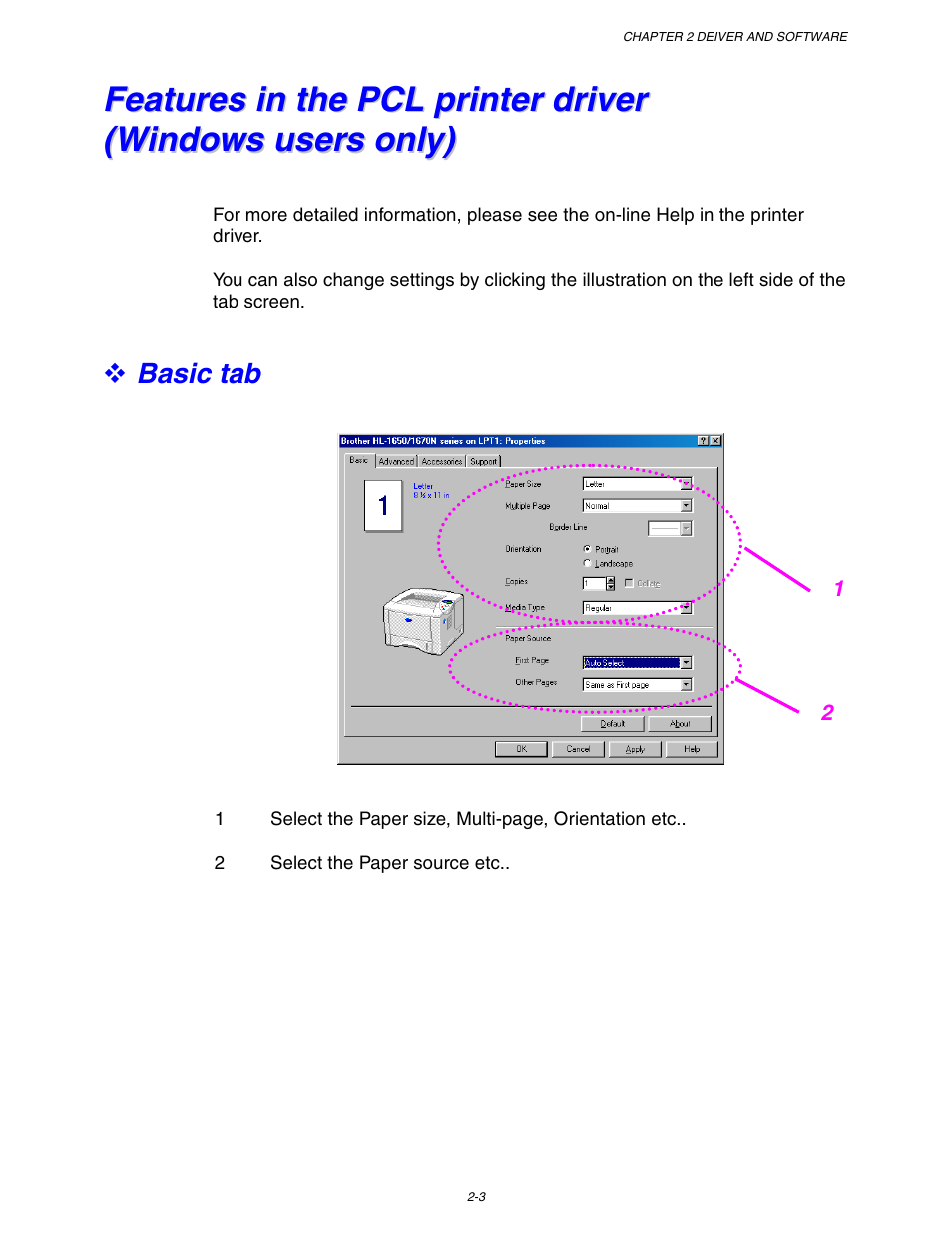 Brother HL-1650/1670N User Manual | Page 56 / 235