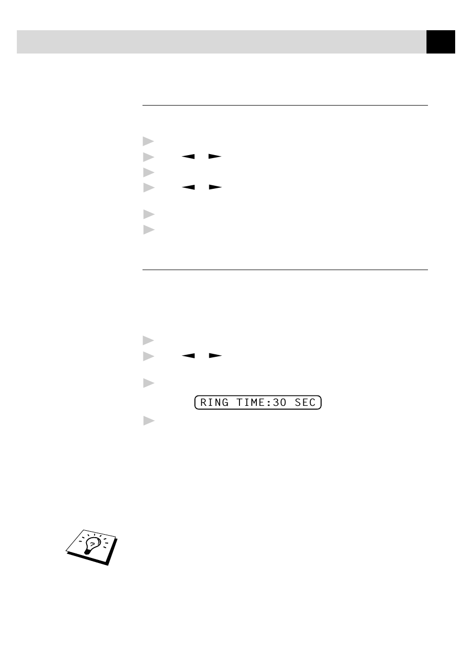 Setting the ring delay, Setting the f/t ring time | Brother FAX-940 E-mail User Manual | Page 51 / 150