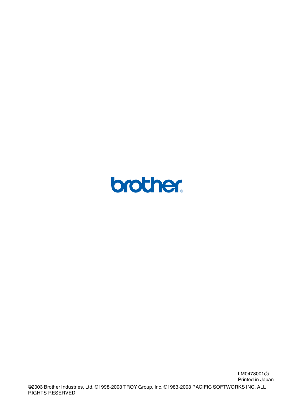Brother HL-2700CN Series User Manual | Page 36 / 36