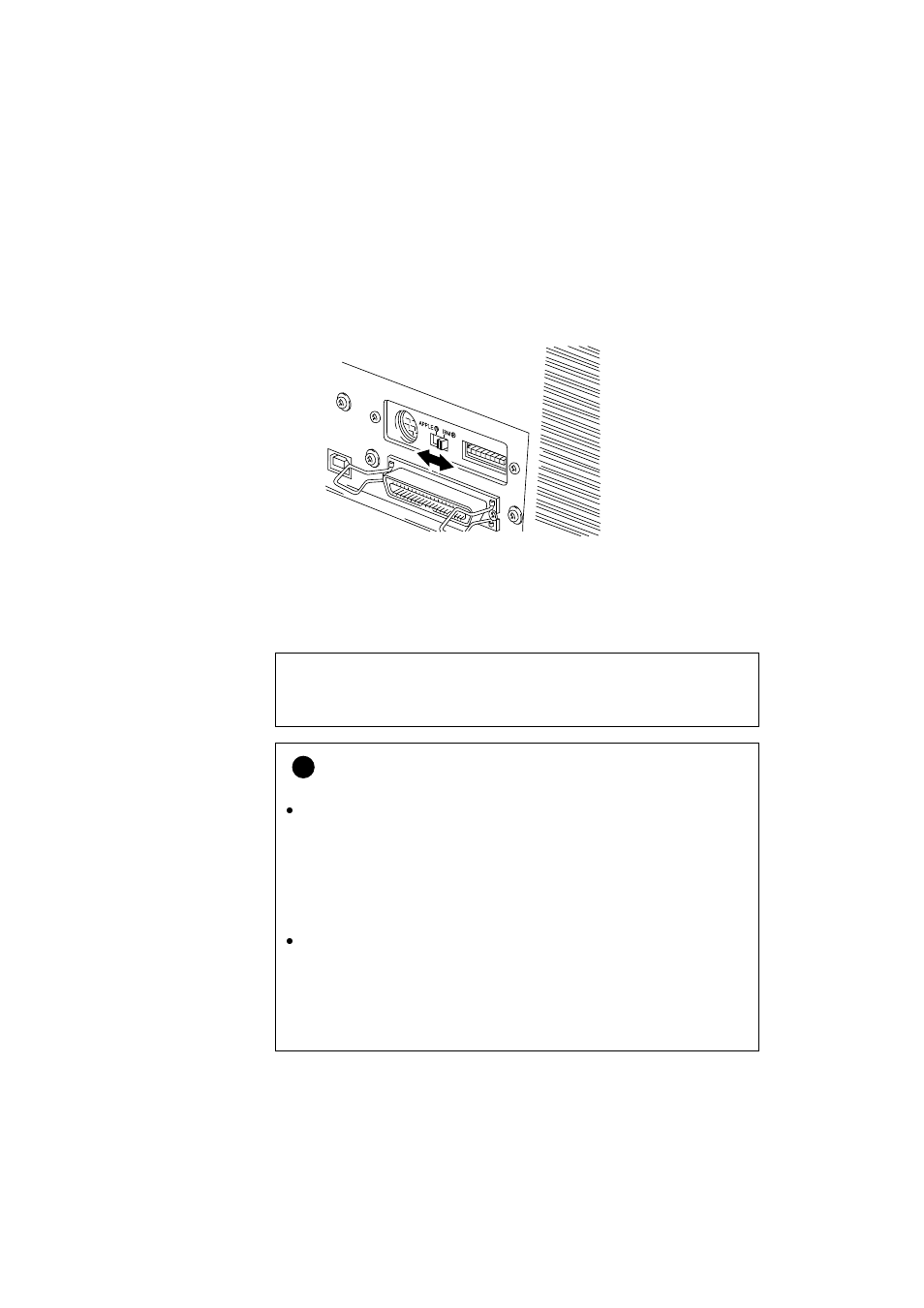 Setting the serial interface parameters, Setting the serial interface parameters –2 | Brother HL-1070 User Manual | Page 39 / 93