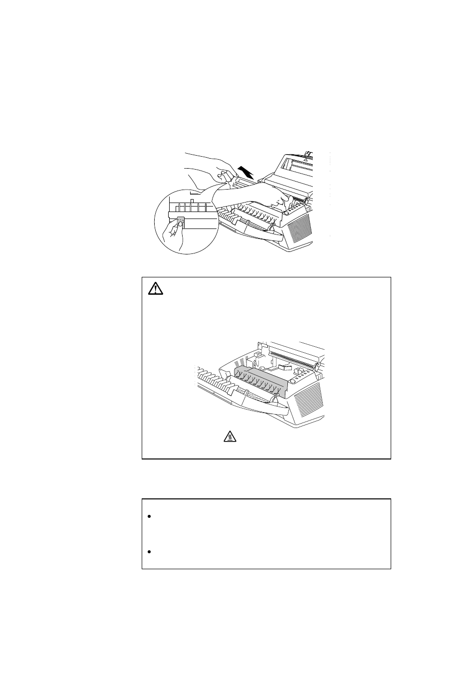 Warning | Brother HL-1070 User Manual | Page 52 / 93