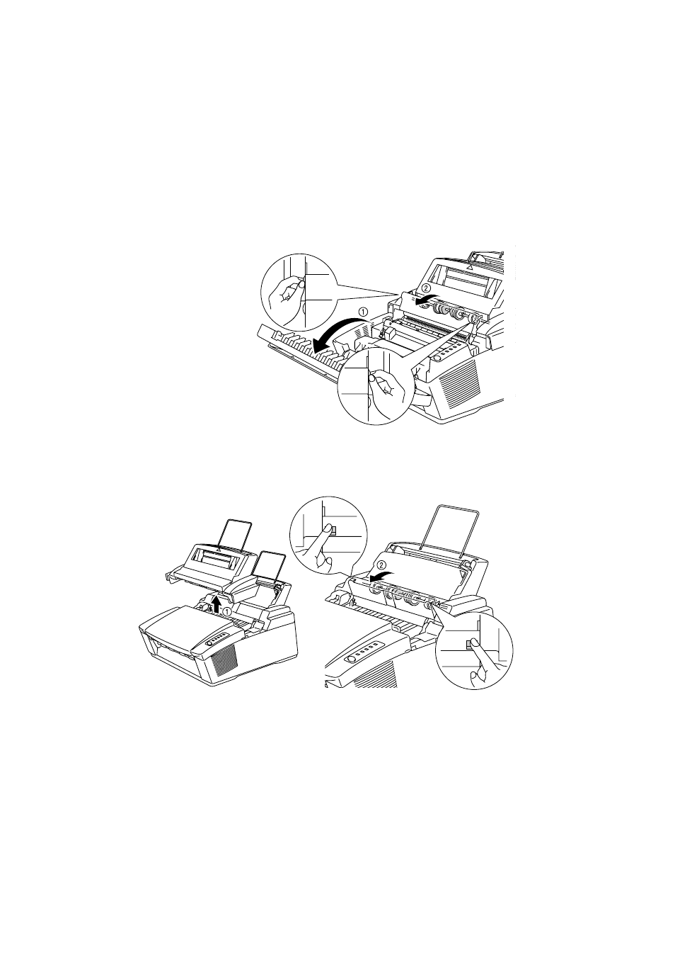 Cleaning the paper feed rollers, Cleaning the paper feed rollers –15 | Brother HL-1070 User Manual | Page 60 / 93