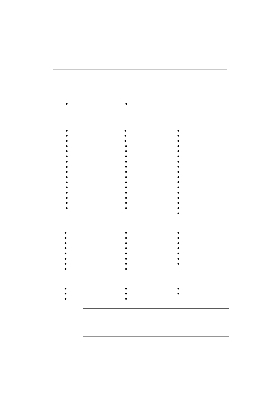 Symbol sets / character sets, Ocr symbol sets, Hp laser jet 6p mode | Epson mode, Ibm mode, Symbol sets/ character sets, Hp laserjet 6p mode | Brother HL-1070 User Manual | Page 88 / 93
