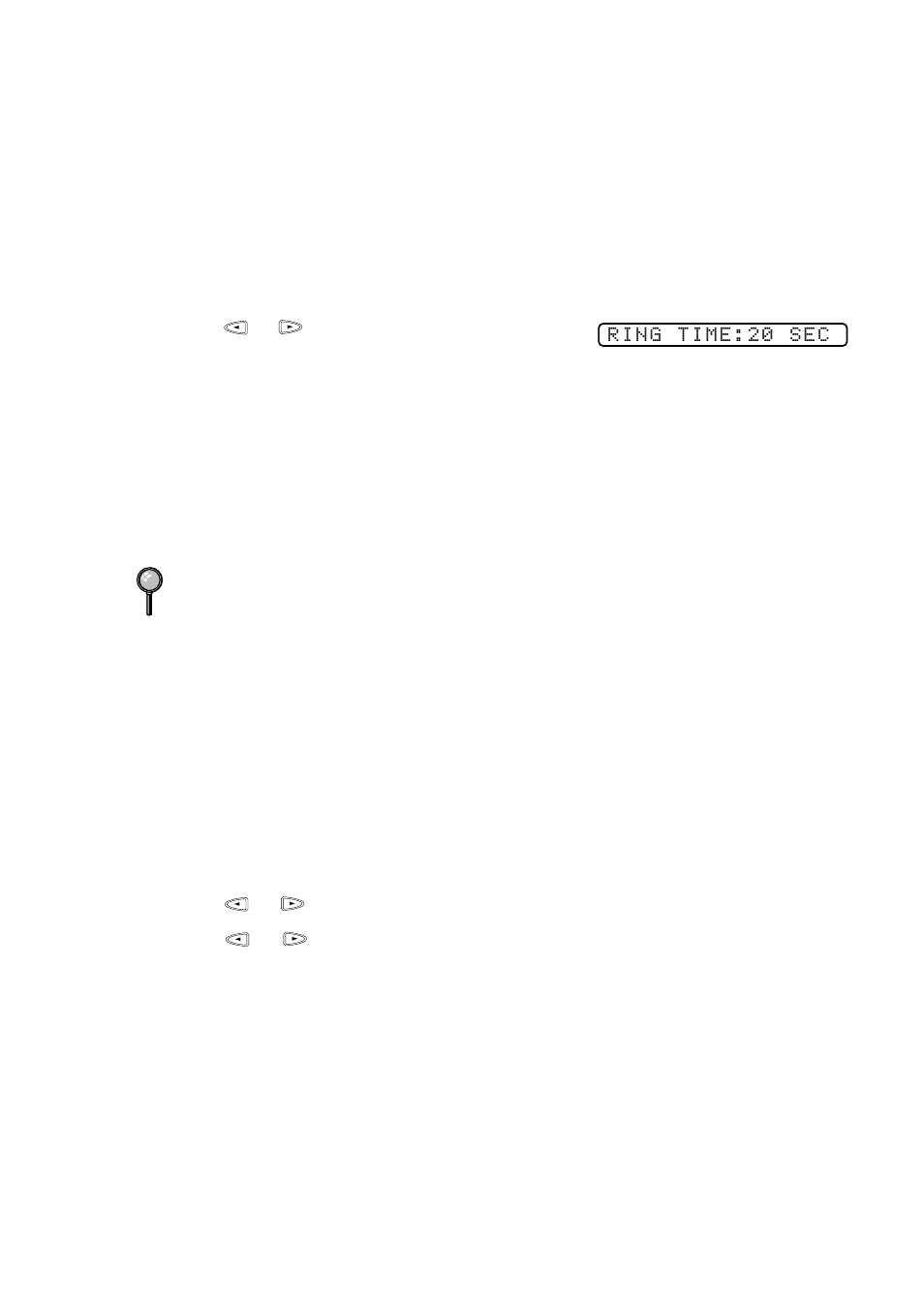 Setting f/t ring time, For fax-333mc only) -4 | Brother FAX-222 User Manual | Page 35 / 99