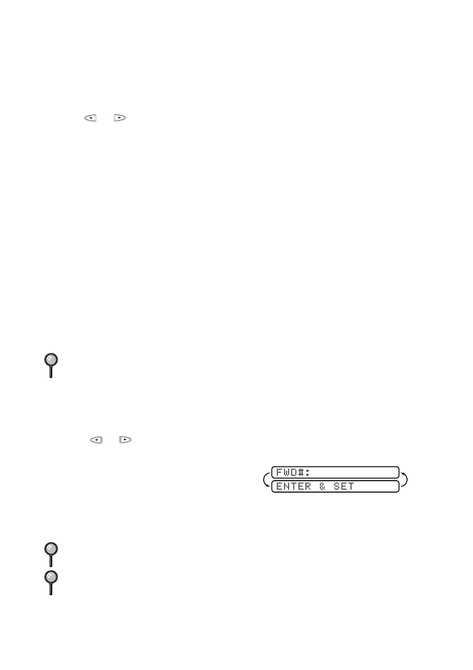 Icm recording monitor, Recording a conversation, Fax forwarding/paging | Programming a fax forwarding number, Programming a fax forwarding number -6 | Brother FAX-222 User Manual | Page 68 / 99