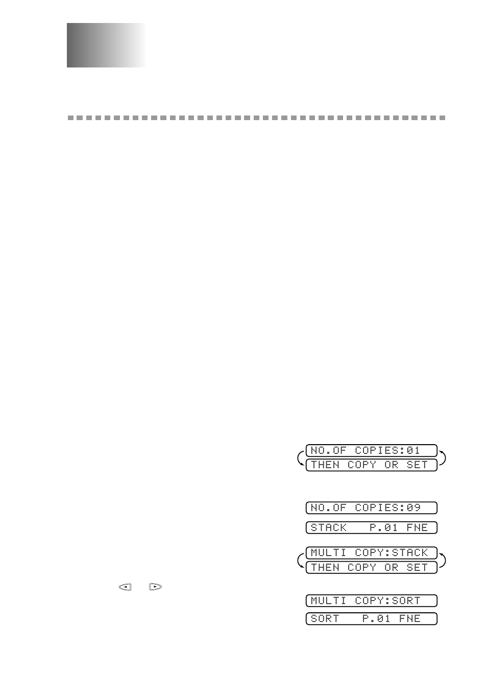Making copies, Copy functions, Making a single copy | Making copies -1, Copy functions -1, For fax-333mc only) -1, Making a single copy 1 | Brother FAX-222 User Manual | Page 75 / 99