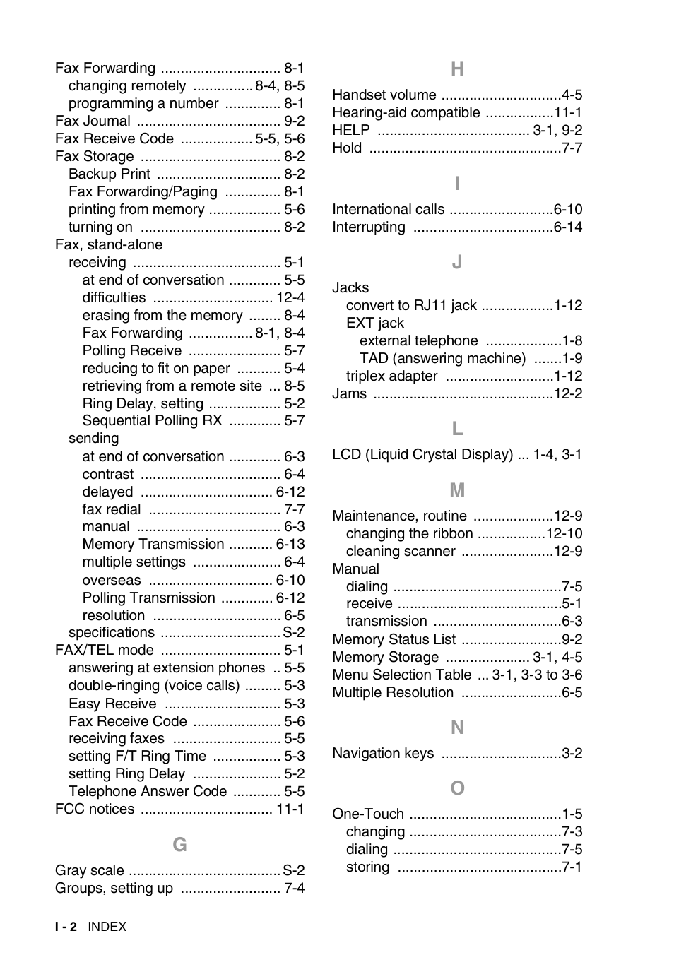 Brother FAX-565 User Manual | Page 113 / 119