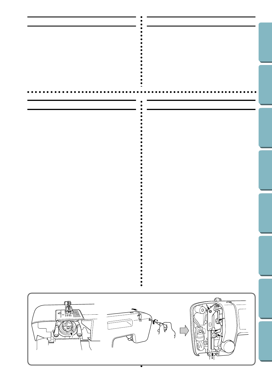 Oiling, Huilage, Engrasado | Lubrificação | Brother LS-1717 User Manual | Page 64 / 82