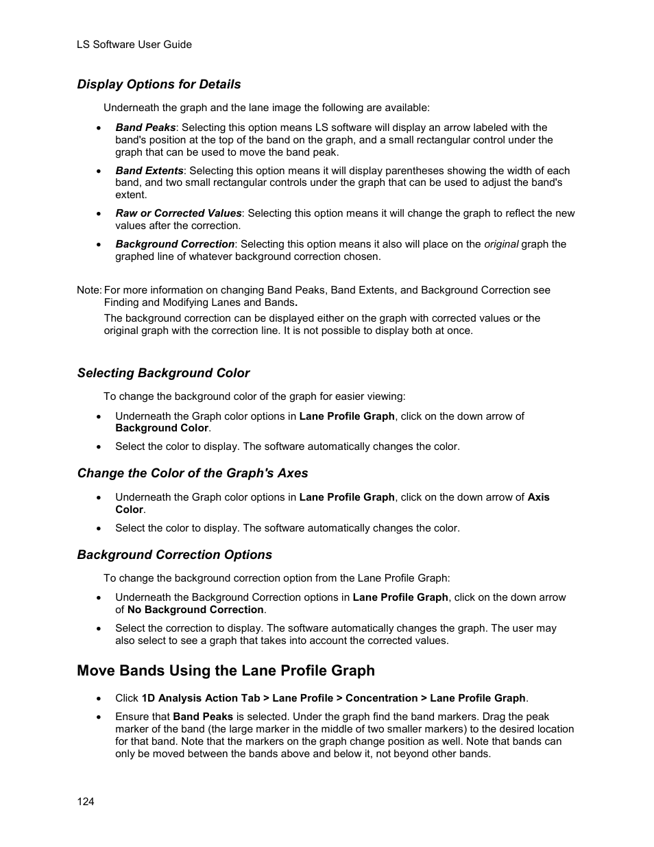 Move bands using the lane profile graph | UVP Life Science User Manual | Page 138 / 269