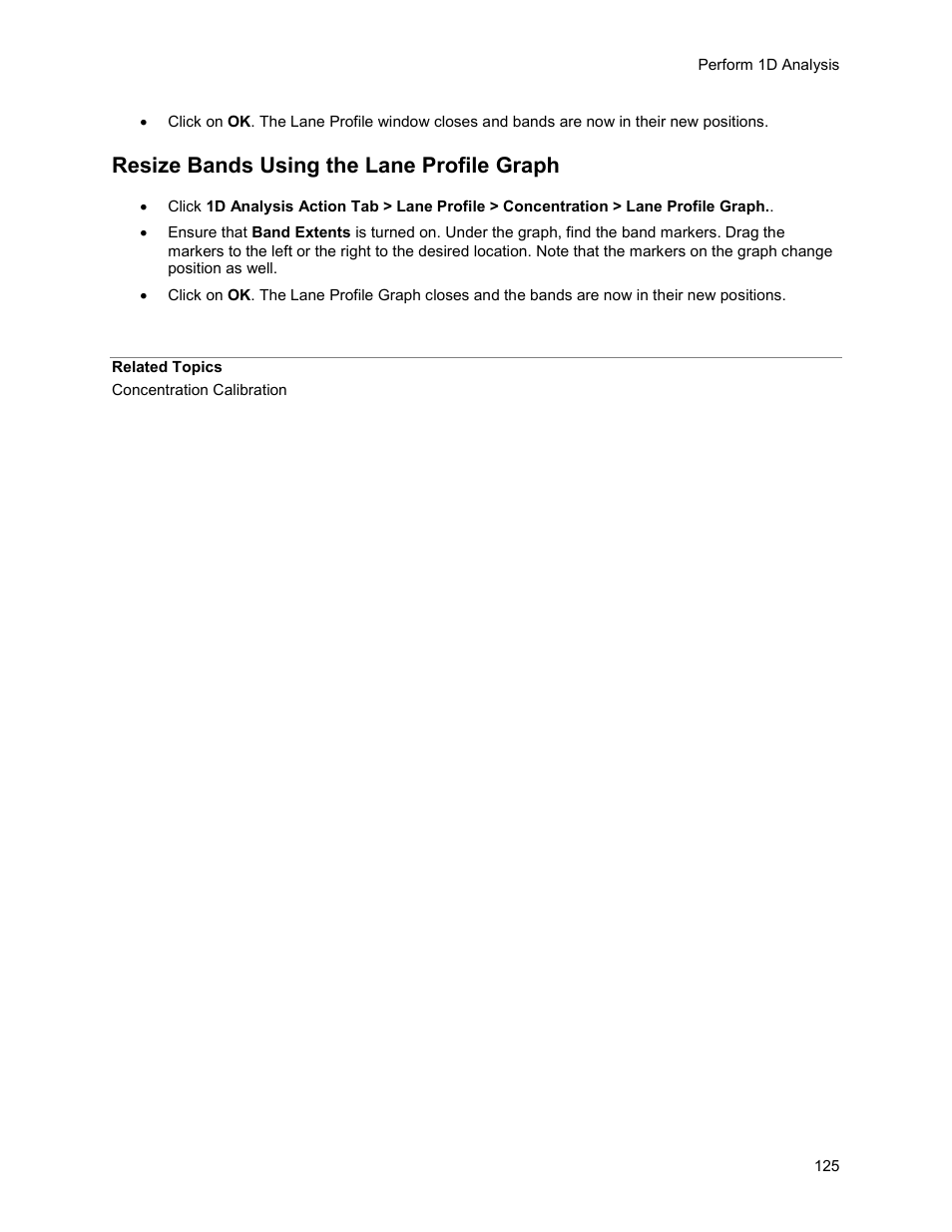 Resize bands using the lane profile graph | UVP Life Science User Manual | Page 139 / 269