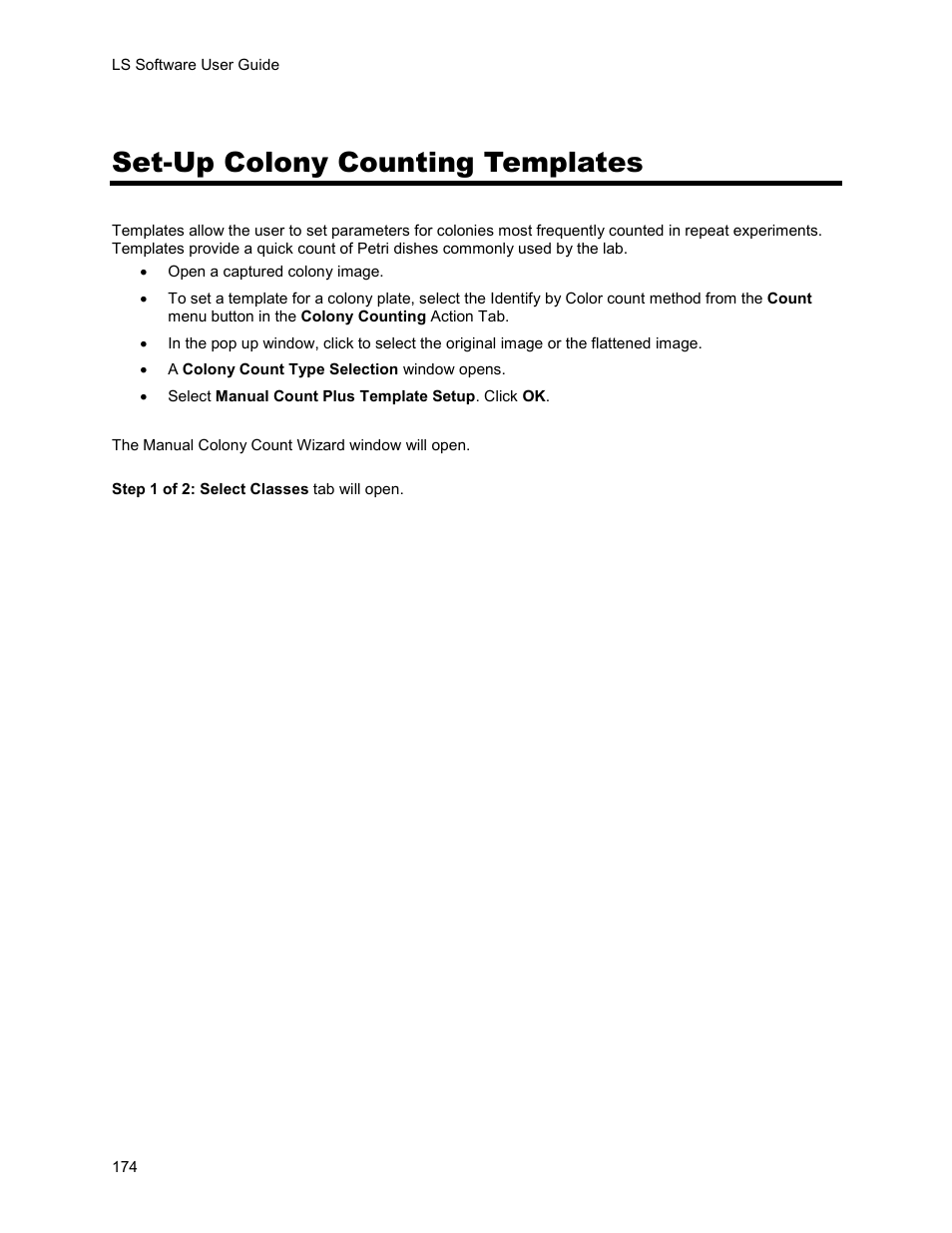 Set-up colony counting templates | UVP Life Science User Manual | Page 188 / 269