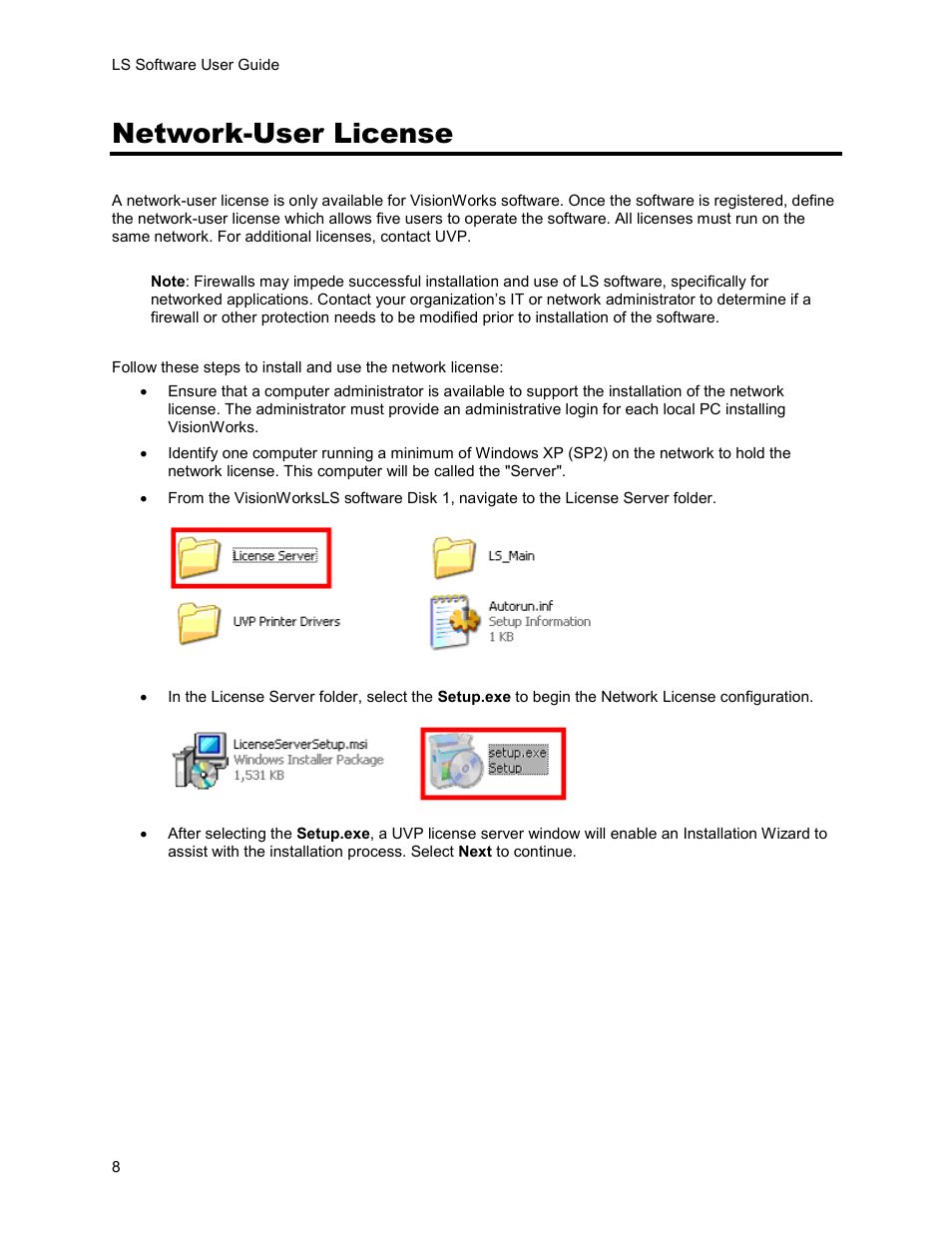 Network-user license | UVP Life Science User Manual | Page 22 / 269