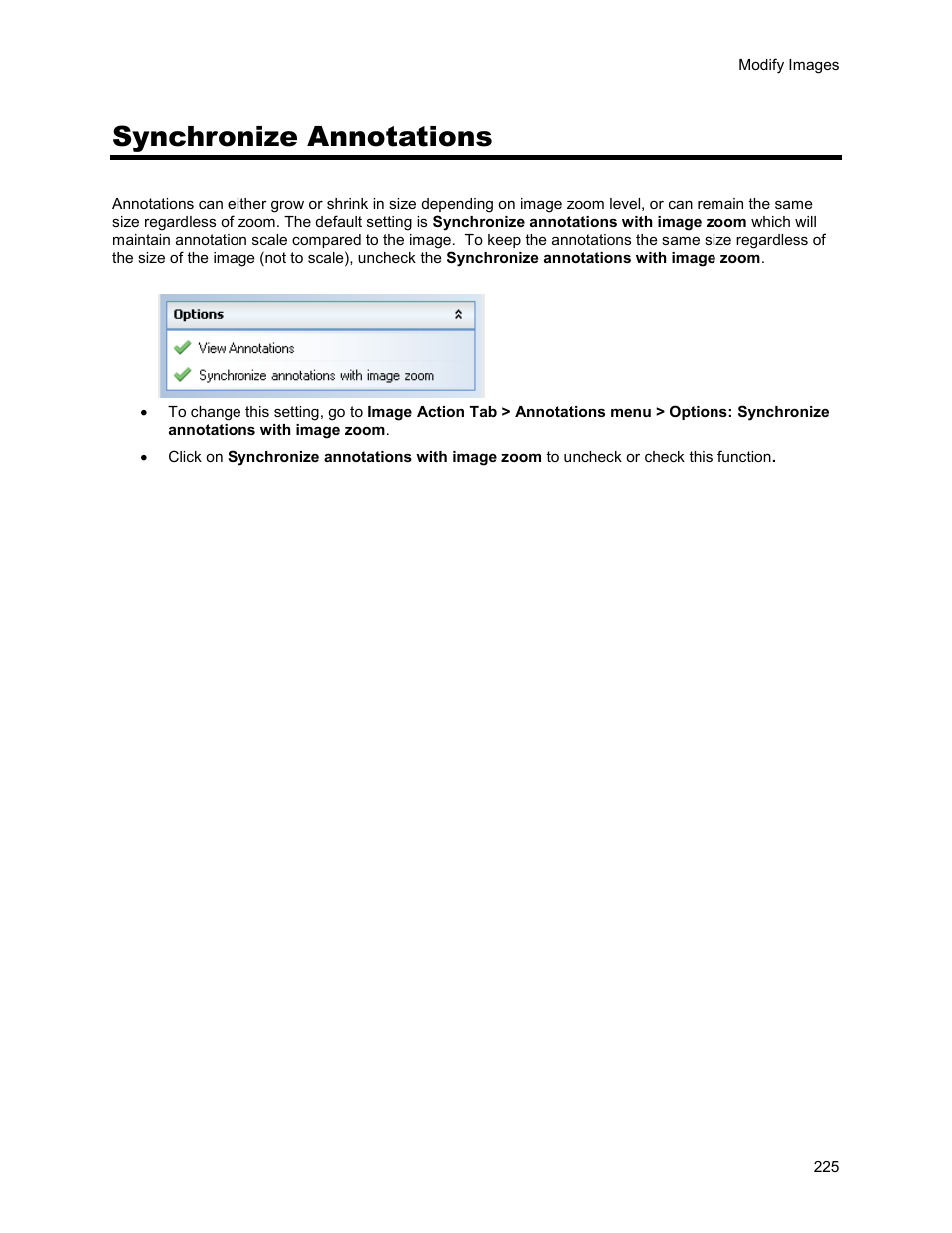 Synchronize annotations | UVP Life Science User Manual | Page 239 / 269