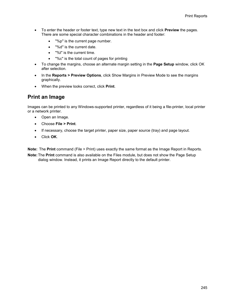 Print an image | UVP Life Science User Manual | Page 259 / 269